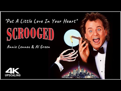 Scrooged (1988) &quot;Put A Little Love In Your Heart&quot; Annie Lennox &amp; Al Green, 4K Up-scaling &amp; HQ Sound