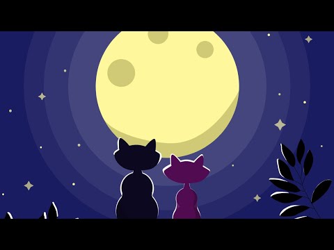 Black Cat Radio - Moonlight Cats (Chill Study Lofi Hip Hop Beats to Relax Stress Relief)