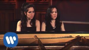 Video Thumbnail: Christina & Michelle Naughton play John Adams's Short Ride in a Fast Machine (arranged for 4 hands) -