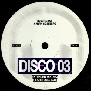 Klangspot Recordings Ryan Shade & Martin Eigenberg – Disco 03 (Radio Edit): The Italo Disco Saga Continues