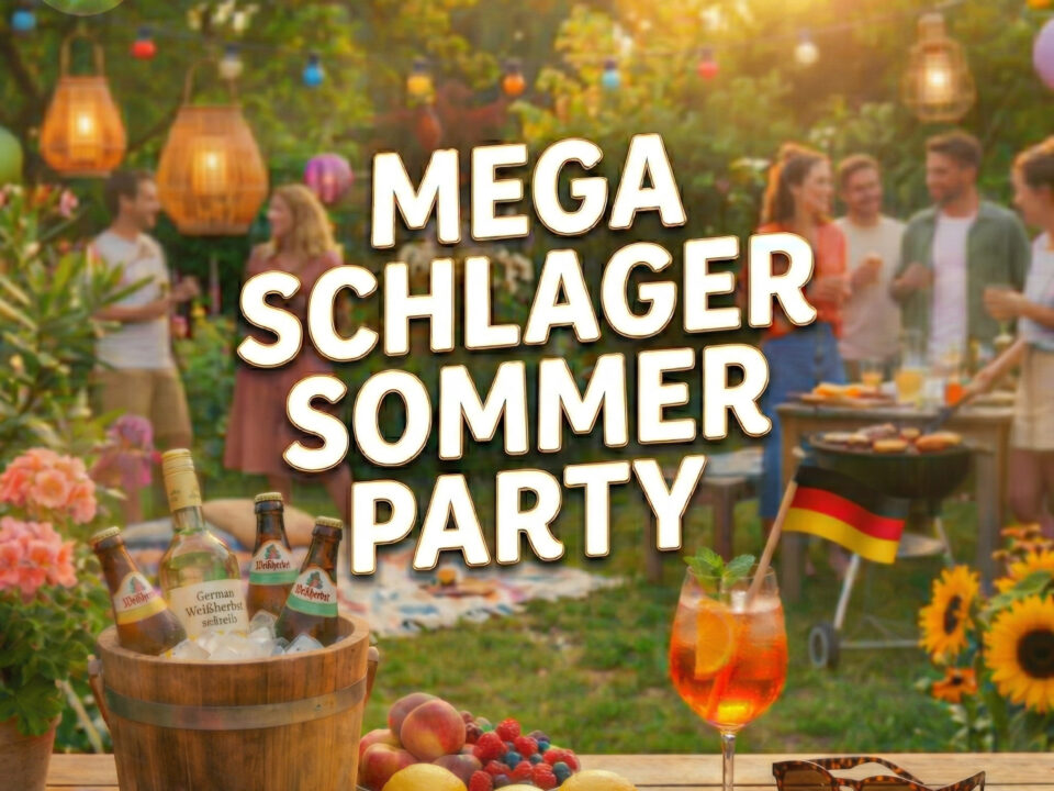 Mega Schlager Sommer Party: Die Playlist für dein Gartenfest
