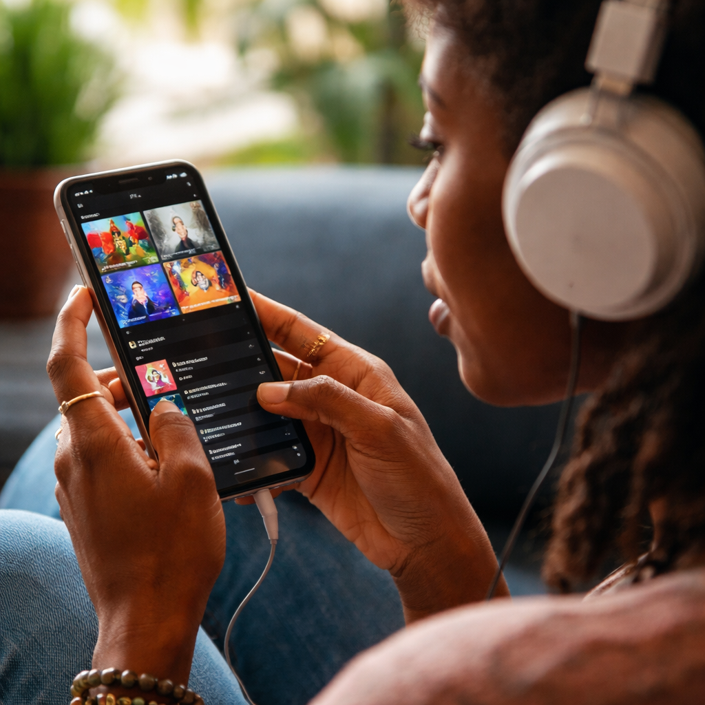 The Complete Guide to Curated Playlists on Apple Music in 2026 user enjoying curated playlist on Apple Music with headphones