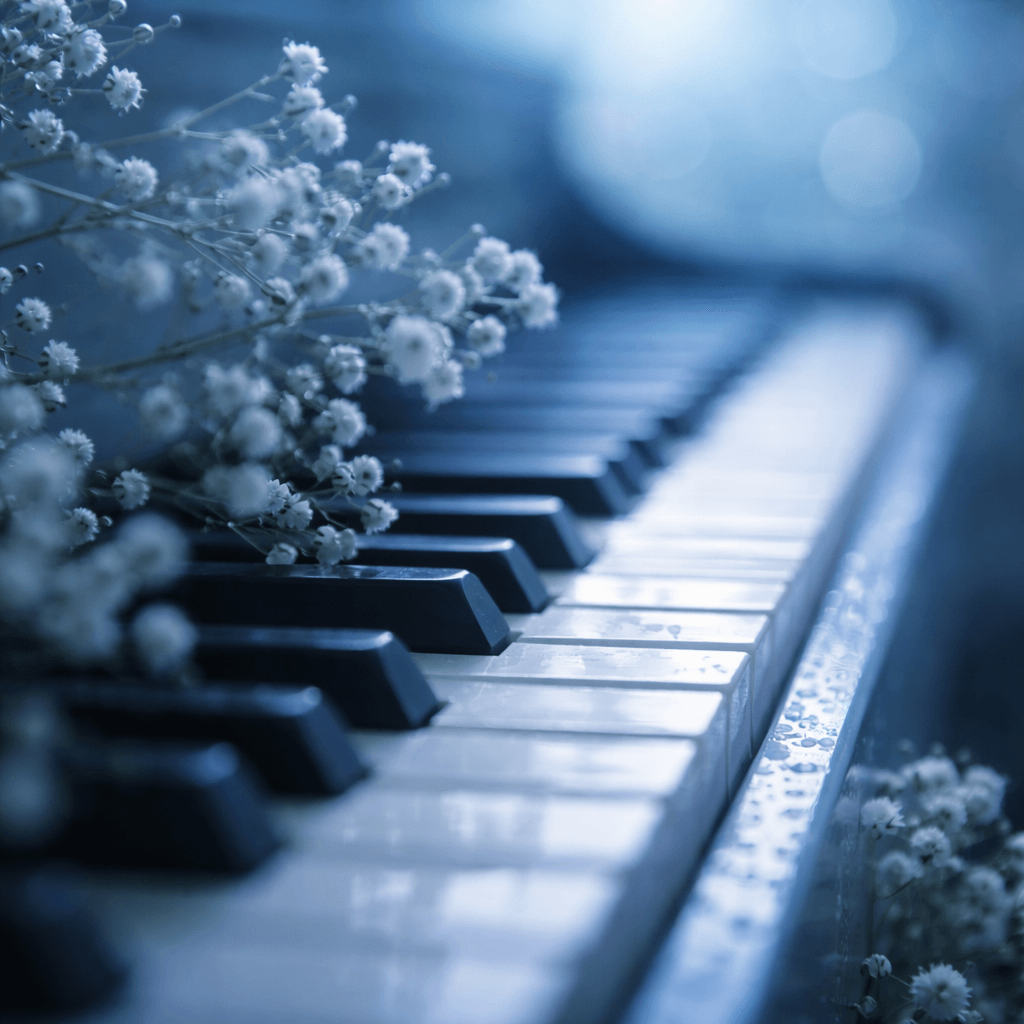 serene neoclassical music album cover